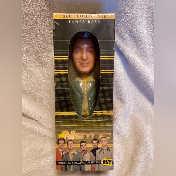 2001 N Sync Lance Bass Bobble Head with Numbered Certificate of Authenticity - Picture 1 of 8